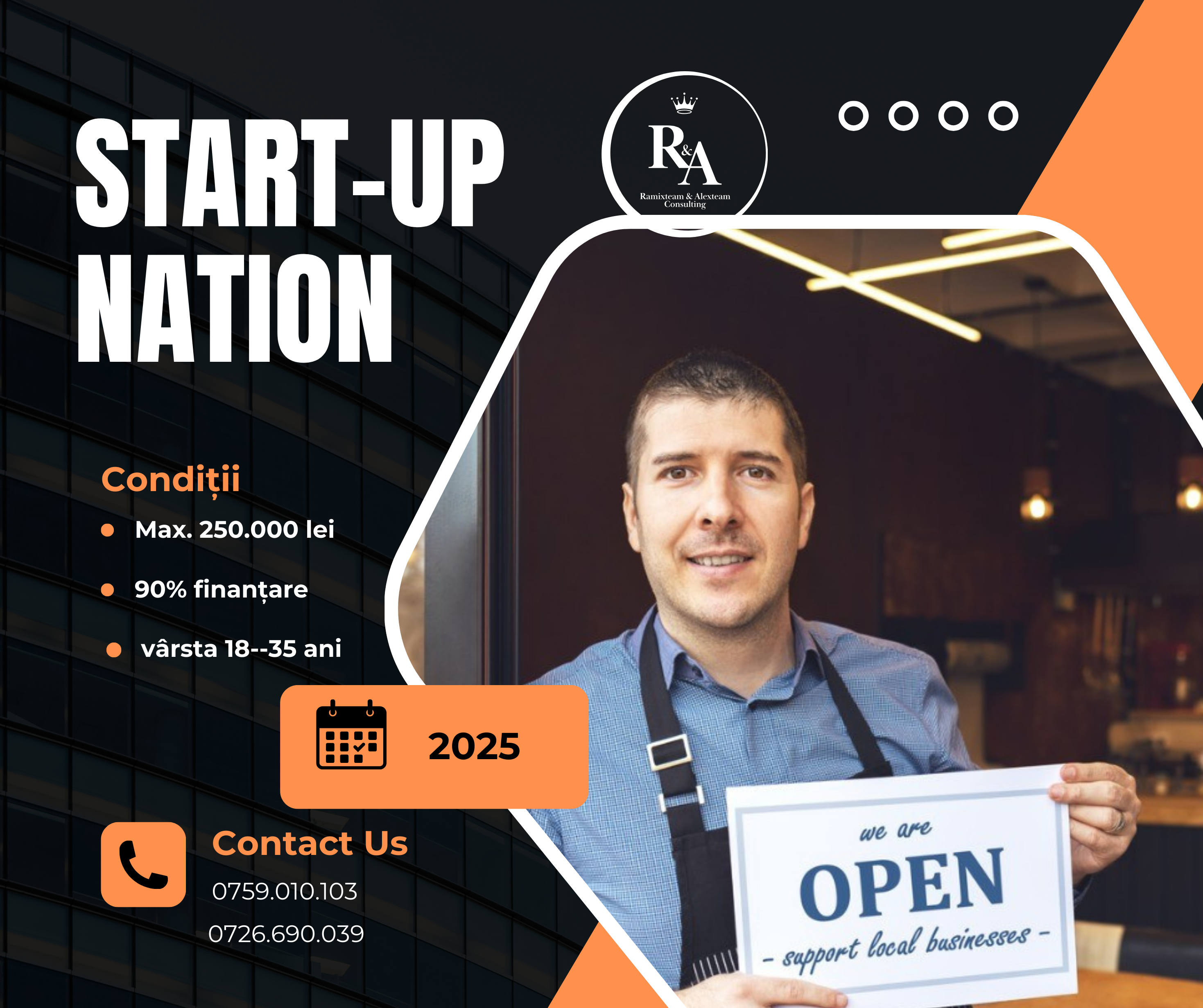 Start-up Nation: Lista celor 151 de furnizori de formare selectați pentru derularea cursurilor de antreprenoriat!