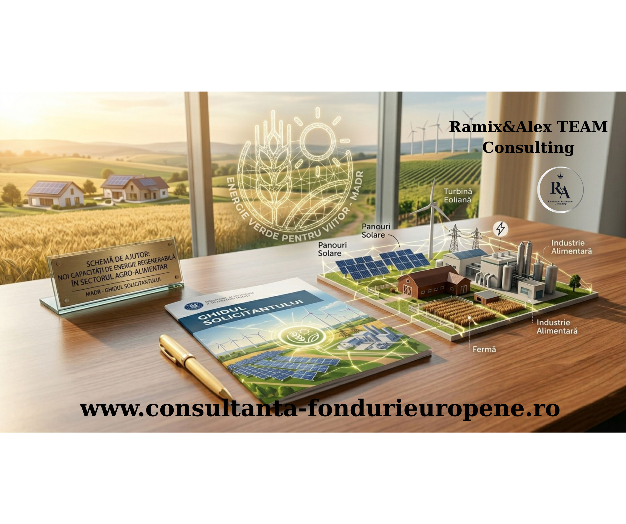 DRAFT-ul Ghidului Solicitantului pentru accesarea Schemei de ajutor privind sprijinirea investiţiilor în noi capacităţi de producere a energiei electrice produsă din surse regenerabile pentru autoconsumul întreprinderilor din cadrul sectorului agricol și industriei alimentare